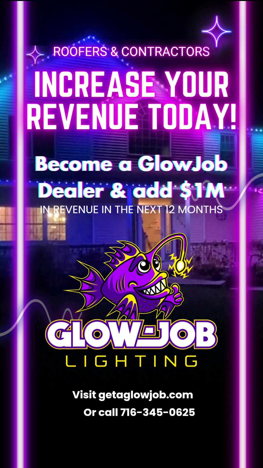 Roofers & contractors — increase your revenue with a Glow-Job 💰✨